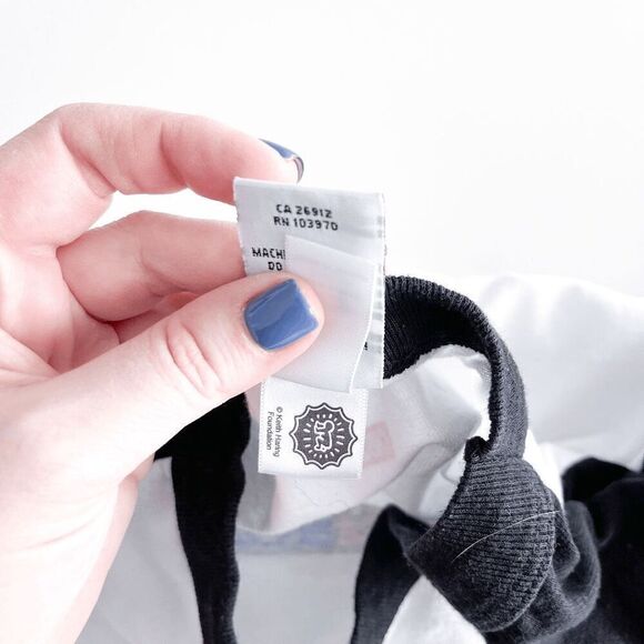 OBEY Keith Haring Unisex Raglan Sleeve US Art Flag Baseball Tee White Small - Picture 4 of 9